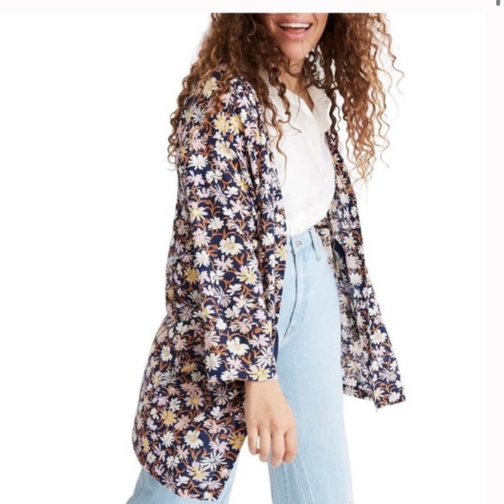 Madewell Floral Duster Jacket NWT